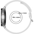 Pasek Silikonowy do Samsung Galaxy Watch 4/5/6/7 40/42/43/44/45/46/47mm, Szary