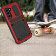 Etui do Samsung Galaxy S21 FE, R-JUST, pancerne, czerwone