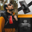 Etui do Samsung Galaxy S25 Ultra, Tongate MECH Series, Klips do paska, czerwone