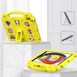 Etui do iPad 10.2" 2021/2020/2019 (9/8/7 gen.) / Air 10.5" 2019 (3 gen.) , Cute Patterns, z podstawką, Żółte