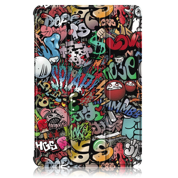 Etui do Huawei Matepad T10 / T10S, Trójdzielne z klapką, Graffiti