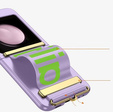Etui do Samsung Galaxy Z Flip7 FE / Z Flip6, Strap Cover, fioletowe