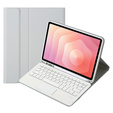 Etui z klawiaturą Bluetooth i touchpadem do Samsung Galaxy Tab S11 – szare