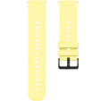 Pasek Silikonowy Uniwersalny 22mm, gładki, Żółty
