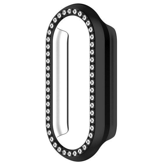 Etui z Diamentami do Xiaomi Smart Mi Band 9, Czarne