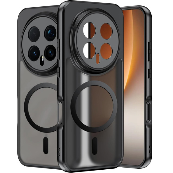 Etui do Honor Magic 8 Pro, do MagSafe, ERBORD Matt Case, czarny