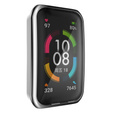 2w1 Etui z osłoną na ekran do Huawei Band 6/7, Srebrne