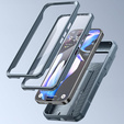 Etui pancerne do Google Pixel 9, Dexnor Full Body (Two Frames), niebieskie