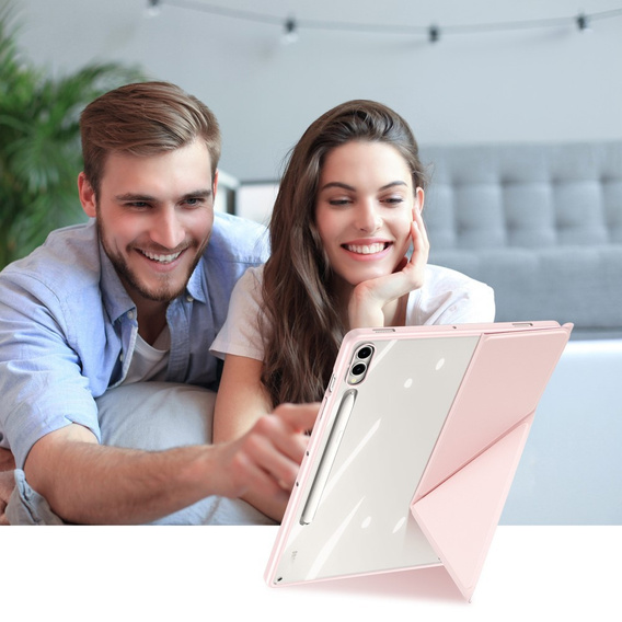 Etui do Samsung Galaxy Tab S10+ Plus, Dux Ducis MAGI, różowe