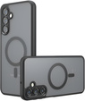 Etui do Samsung Galaxy A35 4G/5G, do MagSafe, ERBORD Matt Case, czarny + Szkło na ekran