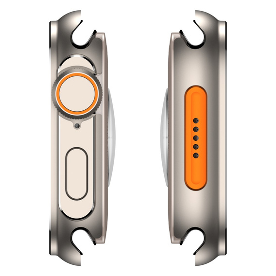 Etui aluminiowe do Apple Watch 10/11 46mm, tytanowe