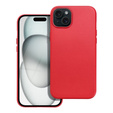 Etui Leather Mag Cover do iPhone 15 Plus, czerwone