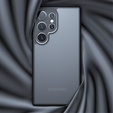 Etui do Samsung Galaxy S24 Ultra, Fusion Hybrid, z ochroną aparatu, przezroczyste / czarne