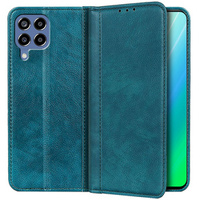 Etui z klapką do Samsung Galaxy M33 5G, Wallet Litchi Leather, zielone