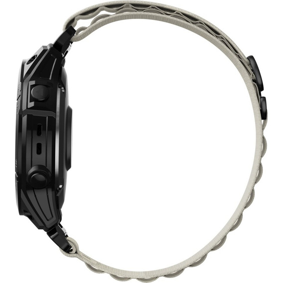 Pasek Nylonowy Quickfit do Garmin Fenix 5X/6X/6X PRO/7X, Biały