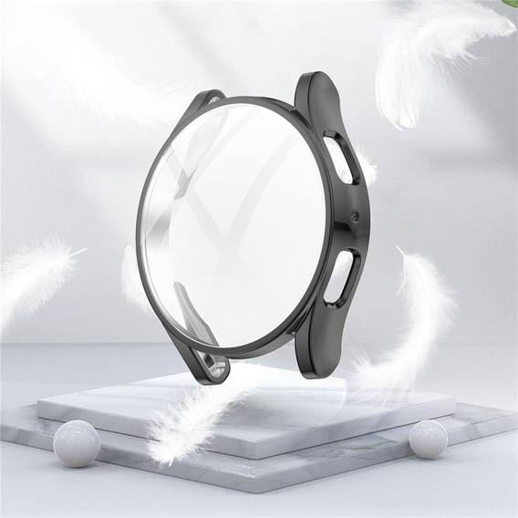 Etui z Osłoną na ekran do Samsung Galaxy Watch 5 44mm, Czarny