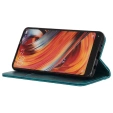 Etui z klapką do Xiaomi Poco F6, Split Leather, zielone