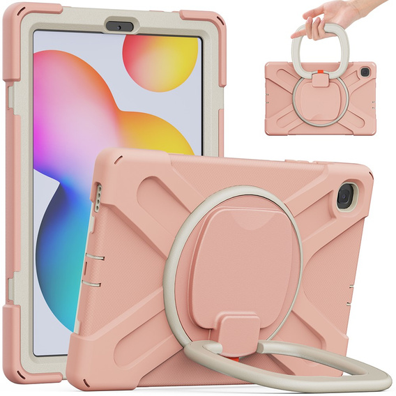 Etui do Samsung Galaxy Tab S6 Lite 2020 P610/P615 / S6 Lite 2022 10.4, Pancerne Ochronne, Różowe