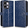 Etui z klapką do Oppo Reno 14, Wallet Rhombus, niebieskie