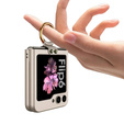 Etui GKK Ring Holder do Samsung Galaxy Z Flip7 FE / Z Flip6, szare