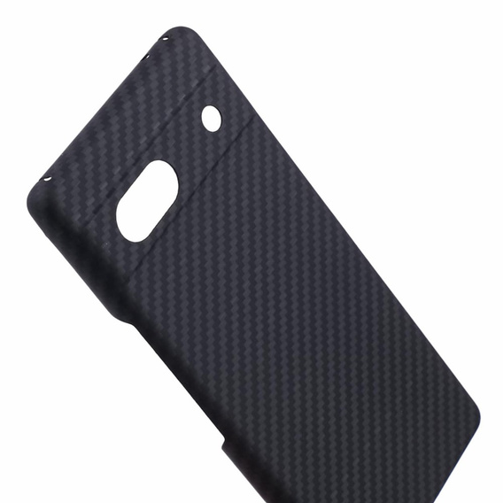 Etui do Google Pixel 7a, karbonowe Carbon Fiber, czarne