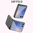 Etui do Samsung Galaxy Z Flip7, z błyszczącym wykończeniem - czarne