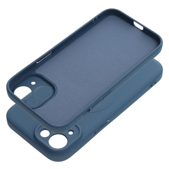 Etui ERBORD Silicone Mag Cover do iPhone 15, niebieskie