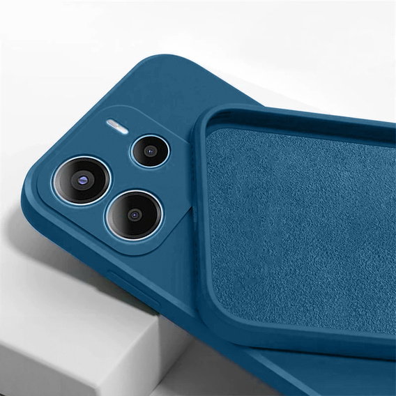 Etui do Xiaomi Redmi Note 14 4G, Silicone Lite, niebieskie