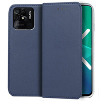 Etui Wallet do Xiaomi Redmi 10C, Magnetic, Dark Blue