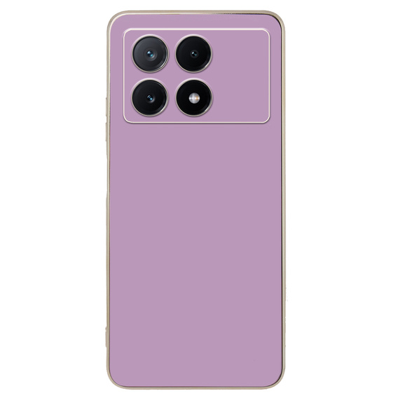 Etui do Xiaomi Poco X6 Pro 5G, Glamour CamShield, fioletowe