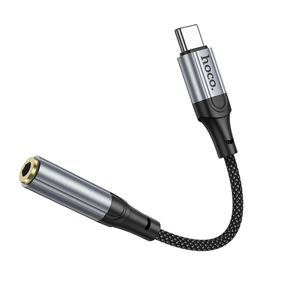 Hoco LS36 Adapter AUX USB-C do Jack 3,5 mm - czarny