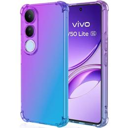 Etui Gradient Dropproof do Vivo V50 Lite 4G / 5G, Fioletowe / niebieskie