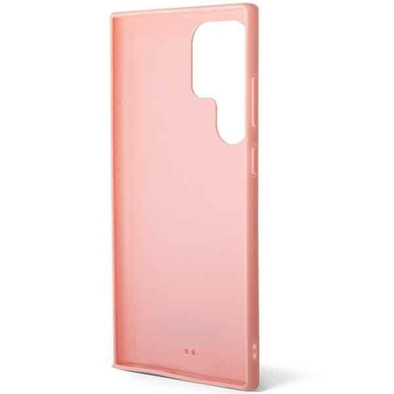 Etui Karl Lagerfeld do Samsung Galaxy S23 Ultra, Saffiano Mono Metal, różowe