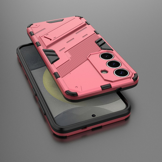 Etui do Samsung Galaxy A56 5G, Military kickstand, różowe