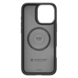 Etui Spigen do iPhone 16 Pro Max, Enzo Aramid MagSafe, carbon czarne / srebrne + Szkło Hartowane 9H