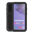 OUTLET Etui Love Mei do Samsung Galaxy S21+ Plus, pancerne ze szkłem, czarne