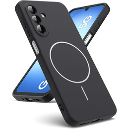 Etui do Samsung Galaxy A17 5G, do MagSafe, silikonowe, czarne