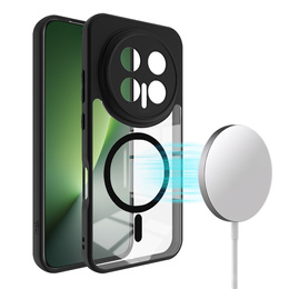 Etui IMAK do Honor Magic 8 Pro, UX-9A Series, przezroczyste / czarne