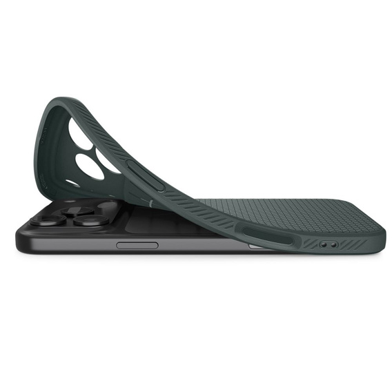 Etui Spigen do iPhone 17 Pro, Liquid Air, Abyss Green