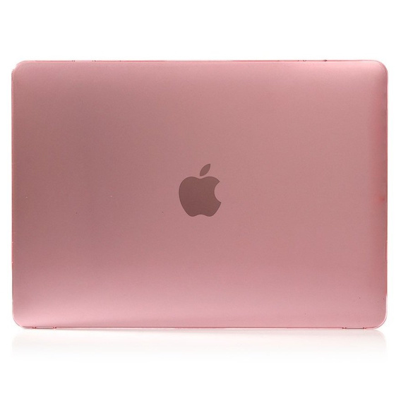 Etui do MacBook Air 13 A2337 M1 A2179 A1932, Hard Case Obudowa, Jasnoróżowe