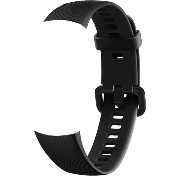 Pasek Silikonowy do Huawei Band 5 - Czarny