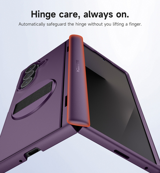 Etui do Samsung Galaxy Z Fold7, Suritch, fioletowe
