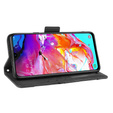 Etui z klapką do Samsung Galaxy A20s, Card Slot, czarne