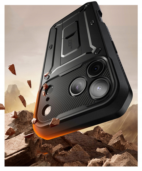 Etui Supcase do iPhone 17 Pro Max, Unicorn Beetle Pro, Black