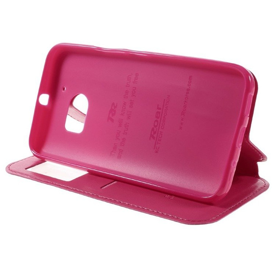 ROAR KOREA Etui Noble View Case do HTC One M10 - Rose