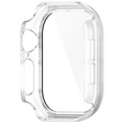 2w1 Etui + Szkło Hartowane do Apple Watch 10/11 46MM, Przezroczyste