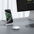 Bezprzewodowa ładowarka indukcyjna do MagSafe, szara