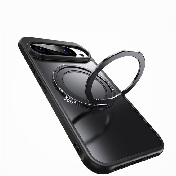 Etui do Google Pixel 10 Pro XL , do MagSafe, z podstawką, czarne
