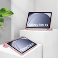 Stylowe etui do Samsung Galaxy Tab A9 – Smartcase Hybrid Marble różowe
