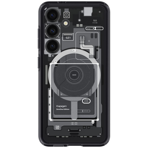 Etui Spigen do Samsung Galaxy S24, Ultra Hybrid OneTap Ring, Zero One